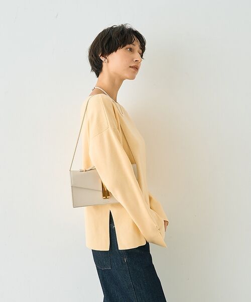 Rouge vif la cle / ルージュ・ヴィフ ラクレ ニット・セーター | スムーススリットニットプルオーバー【予約】 | 詳細5