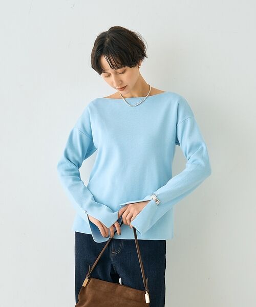 Rouge vif la cle / ルージュ・ヴィフ ラクレ ニット・セーター | スムーススリットニットプルオーバー【予約】 | 詳細20