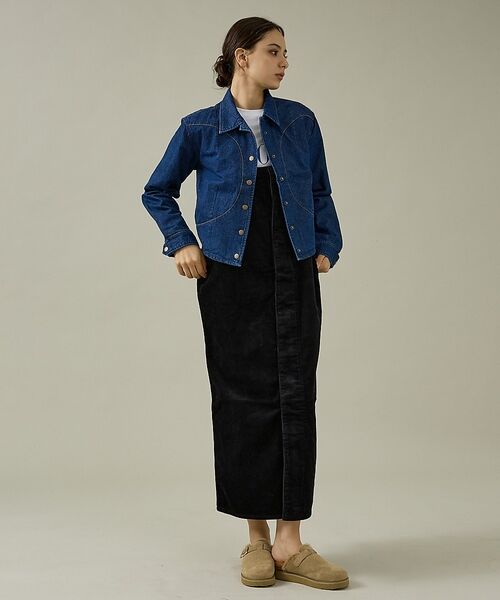 Rouge vif la cle / ルージュ・ヴィフ ラクレ テーラードジャケット | 【157 woadblue/イチゴーナナ ウォードブルー】サークルスナップジャケ | 詳細11