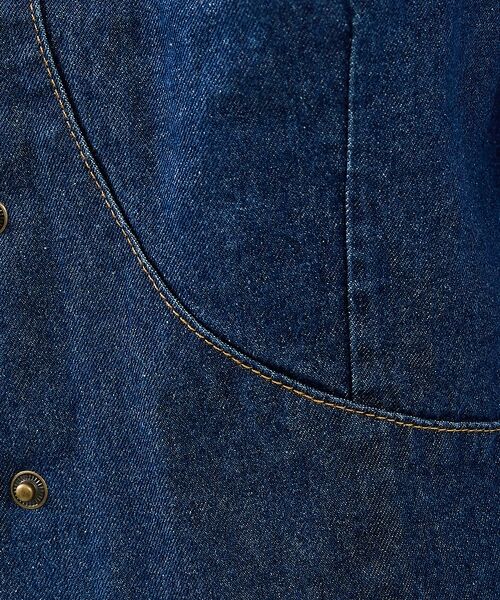 Rouge vif la cle / ルージュ・ヴィフ ラクレ テーラードジャケット | 【157 woadblue/イチゴーナナ ウォードブルー】サークルスナップジャケ | 詳細14