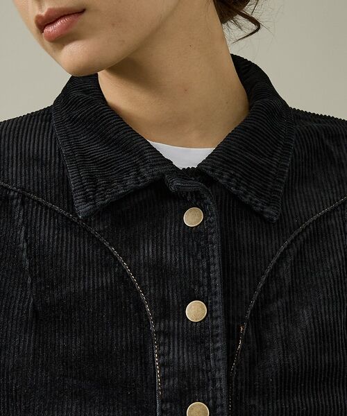 Rouge vif la cle / ルージュ・ヴィフ ラクレ テーラードジャケット | 【157 woadblue/イチゴーナナ ウォードブルー】サークルスナップジャケ | 詳細24