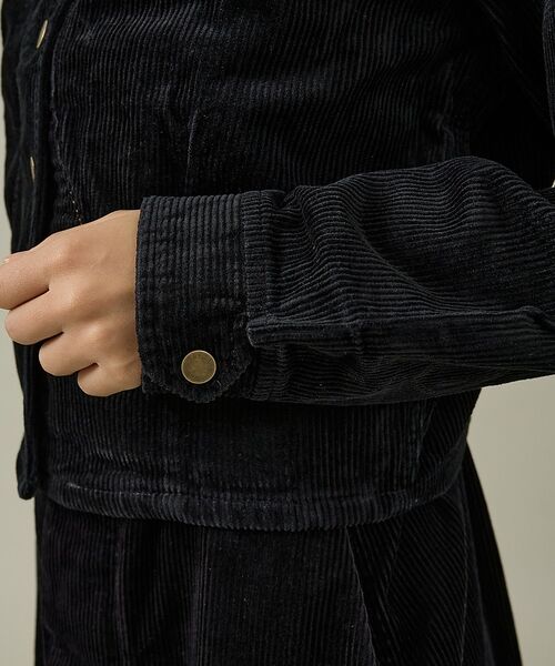 Rouge vif la cle / ルージュ・ヴィフ ラクレ テーラードジャケット | 【157 woadblue/イチゴーナナ ウォードブルー】サークルスナップジャケ | 詳細25