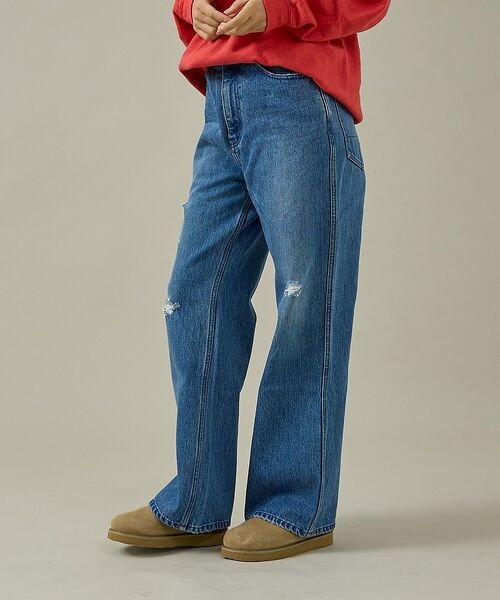 Rouge vif la cle / ルージュ・ヴィフ ラクレ デニムパンツ | 【157 woadblue/イチゴーナナ ウォードブルー】デニムパンツ/HW S | 詳細6