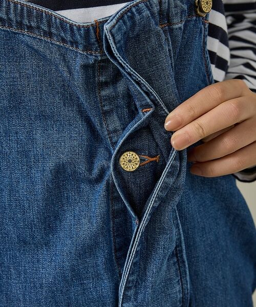 Rouge vif la cle / ルージュ・ヴィフ ラクレ デニムパンツ | 【157 woadblue/イチゴーナナ ウォードブルー】オーバーオール/WBN | 詳細10