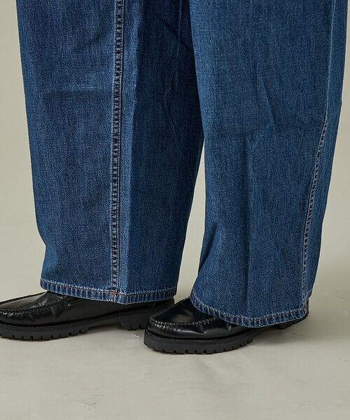 Rouge vif la cle / ルージュ・ヴィフ ラクレ デニムパンツ | 【157 woadblue/イチゴーナナ ウォードブルー】オーバーオール/WBN | 詳細12