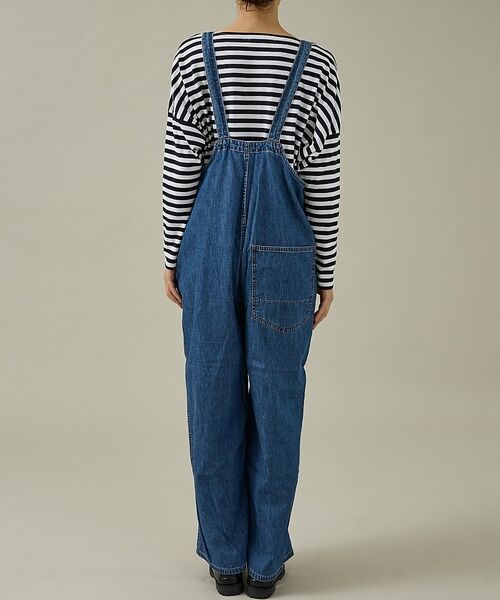 Rouge vif la cle / ルージュ・ヴィフ ラクレ デニムパンツ | 【157 woadblue/イチゴーナナ ウォードブルー】オーバーオール/WBN | 詳細4