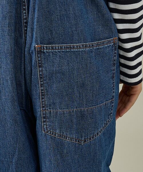 Rouge vif la cle / ルージュ・ヴィフ ラクレ デニムパンツ | 【157 woadblue/イチゴーナナ ウォードブルー】オーバーオール/WBN | 詳細5