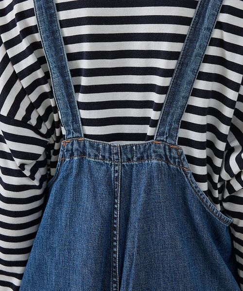 Rouge vif la cle / ルージュ・ヴィフ ラクレ デニムパンツ | 【157 woadblue/イチゴーナナ ウォードブルー】オーバーオール/WBN | 詳細6