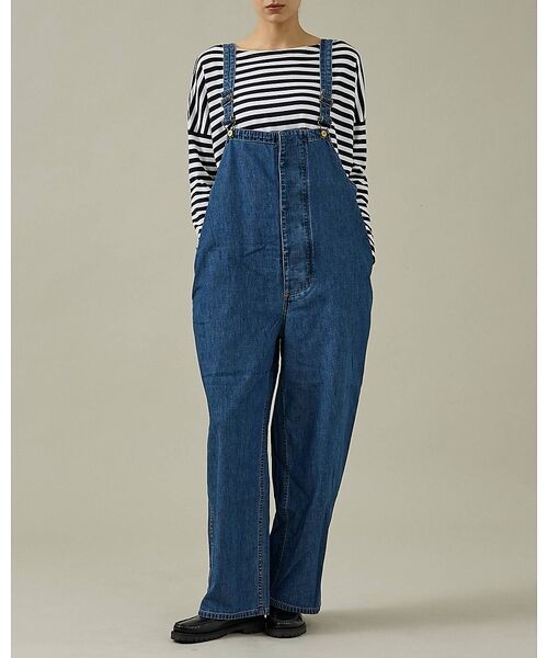 Rouge vif la cle / ルージュ・ヴィフ ラクレ デニムパンツ | 【157 woadblue/イチゴーナナ ウォードブルー】オーバーオール/WBN（インディゴ）