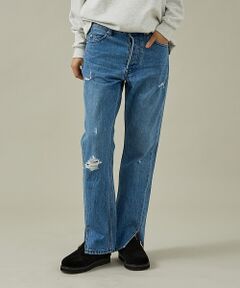 Rouge vif la cle / ルージュ・ヴィフ ラクレ デニムパンツ | 【157×WOADBLUE】Slit Straight / スリット ストレート