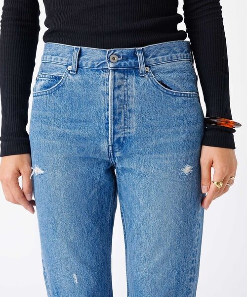 Rouge vif la cle / ルージュ・ヴィフ ラクレ デニムパンツ | 【157×WOADBLUE】Slit Straight / スリット ストレート | 詳細16