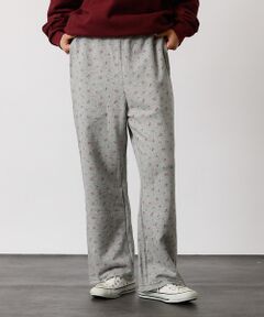 Rouge vif la cle / ルージュ・ヴィフ ラクレ パンツ | 【JEMORGAN/ジェーイーモーガン】ガーゼ裏毛花柄ロングパンツ/JF228-