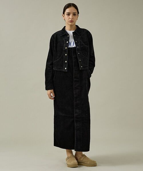 Rouge vif la cle / ルージュ・ヴィフ ラクレ ロング・マキシ丈スカート | 【157×WOADBLUE】オーバーオールスカート/デニム/コットン【WEB限定 | 詳細5