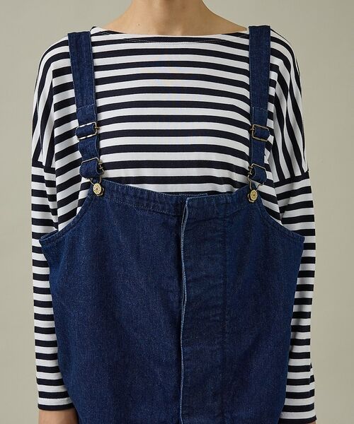 Rouge vif la cle / ルージュ・ヴィフ ラクレ ロング・マキシ丈スカート | 【157×WOADBLUE】オーバーオールスカート/デニム/コットン【WEB限定 | 詳細8