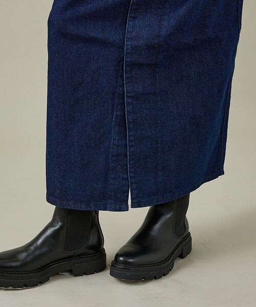 Rouge vif la cle / ルージュ・ヴィフ ラクレ ロング・マキシ丈スカート | 【157×WOADBLUE】オーバーオールスカート/デニム/コットン【WEB限定 | 詳細12