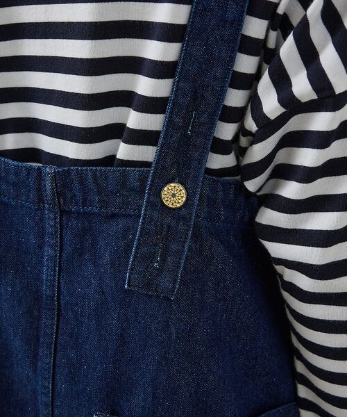 Rouge vif la cle / ルージュ・ヴィフ ラクレ ロング・マキシ丈スカート | 【157×WOADBLUE】オーバーオールスカート/デニム/コットン【WEB限定 | 詳細13