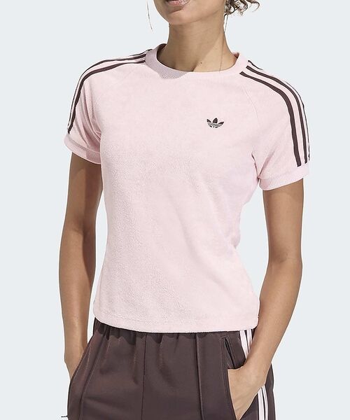Rouge vif la cle / ルージュ・ヴィフ ラクレ Tシャツ | 【adidas/アディダス 】TERRY TOWEL CALI TEE/テリータ（ピンク）