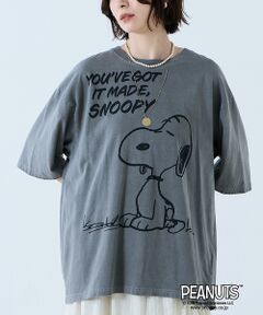 Rouge vif la cle / ルージュ・ヴィフ ラクレ Tシャツ | 【JOHNBULL/ジョンブル】PEANUTS プリントTシャツ / スヌーピー