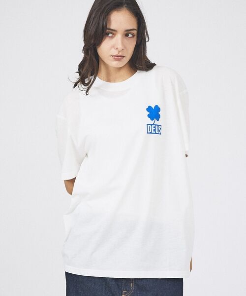 Rouge vif la cle / ルージュ・ヴィフ ラクレ Tシャツ | 【Deus Ex Machina/デウスエクスマキナ】Quad Tee / ロゴ | 詳細1