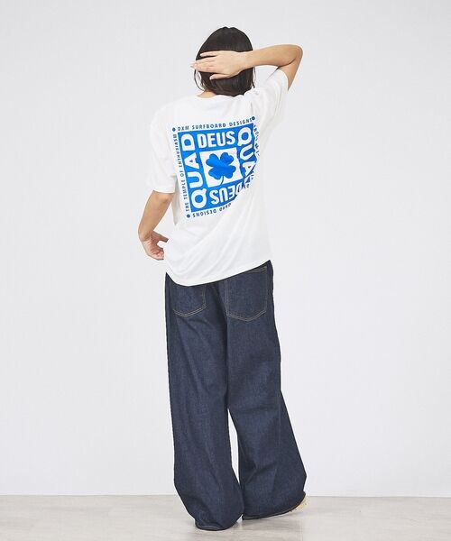 Rouge vif la cle / ルージュ・ヴィフ ラクレ Tシャツ | 【Deus Ex Machina/デウスエクスマキナ】Quad Tee / ロゴ | 詳細3