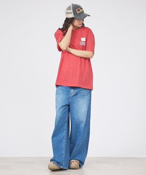 Rouge vif la cle / ルージュ・ヴィフ ラクレ Tシャツ | 【Deus Ex Machina/デウスエクスマキナ】Quad Tee / ロゴ | 詳細13