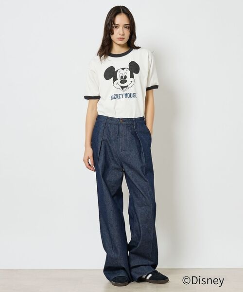 Rouge vif la cle / ルージュ・ヴィフ ラクレ Tシャツ | 【JOHNBULL/ジョンブル】MICKEY MOUSE RINGER T/ミッ | 詳細3