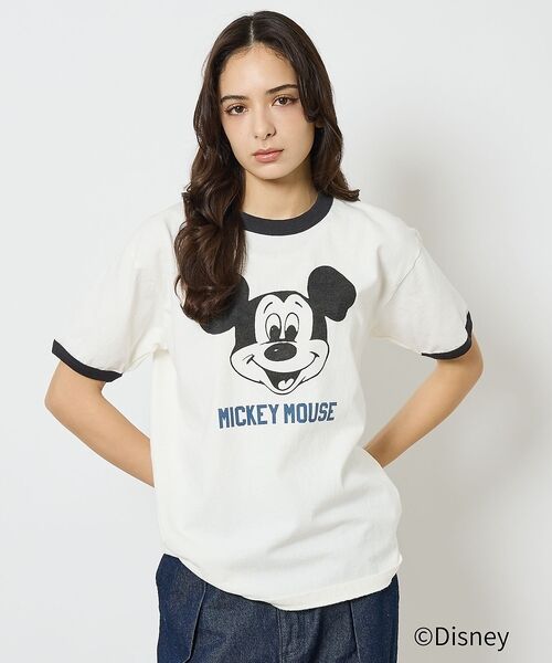 Rouge vif la cle / ルージュ・ヴィフ ラクレ Tシャツ | 【JOHNBULL/ジョンブル】MICKEY MOUSE RINGER T/ミッ | 詳細6