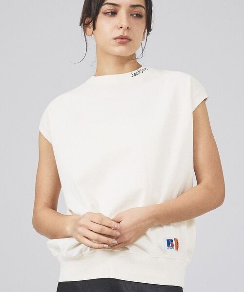 Rouge vif la cle / ルージュ・ヴィフ ラクレ Tシャツ | 【RUSSELL×JACKSON MATISSE】Heavy Slub Jers（オフホワイト）