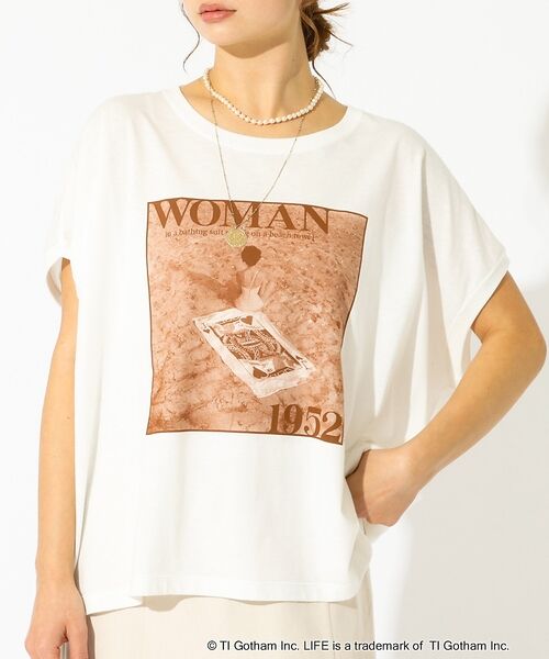 Rouge vif la cle / ルージュ・ヴィフ ラクレ Tシャツ | 【GOOD ROCK SPEED/グッドロックスピード】プリントノースリーブTシ（ホワイト系その他1）