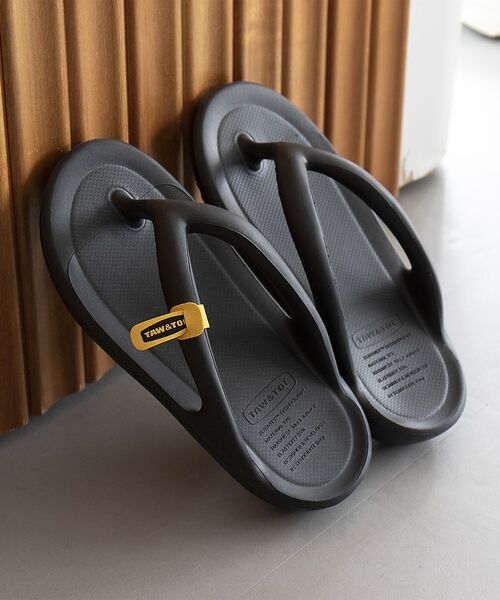 Rouge vif la cle / ルージュ・ヴィフ ラクレ サンダル | 【TAW&TOE/トーアンドトー】FlipFlopOG/サンダル/韓国/リカバリ（ブラック）