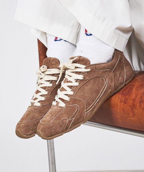 Rouge vif la cle / ルージュ・ヴィフ ラクレ スニーカー | 【MOHI/モヒ】スウェードスニーカー【予約】（ブラウン）