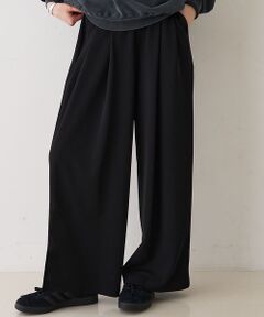 Rouge vif la cle / ルージュ・ヴィフ ラクレ パンツ | 4WAYタックストレッチワイドパンツ