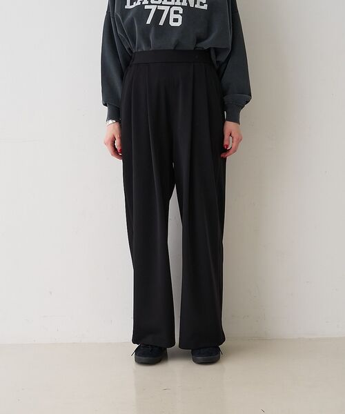 Rouge vif la cle / ルージュ・ヴィフ ラクレ パンツ | 4WAYタックストレッチワイドパンツ | 詳細14