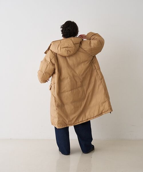 Rouge vif la cle / ルージュ・ヴィフ ラクレ ダウンジャケット・ベスト | 【REMI RELIEF/レミレリーフ】超軽量ナイロンアウトドアダウンロングジャ | 詳細8