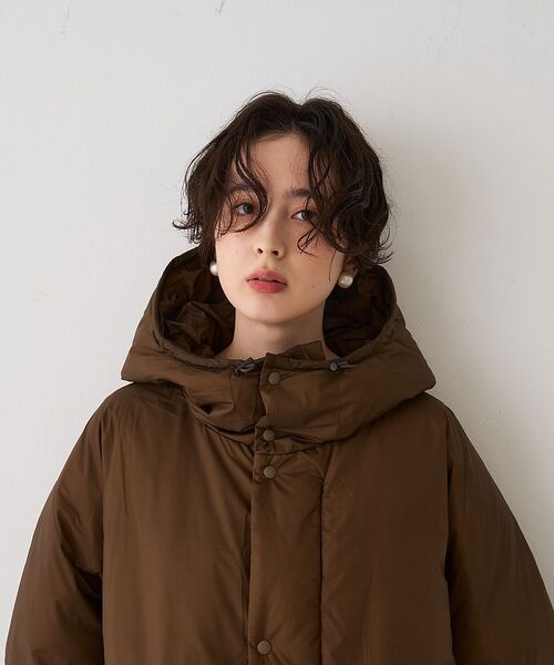 Rouge vif la cle / ルージュ・ヴィフ ラクレ ダウンジャケット・ベスト | 【REMI RELIEF/レミレリーフ】超軽量ナイロンアウトドアダウンロングジャ | 詳細21