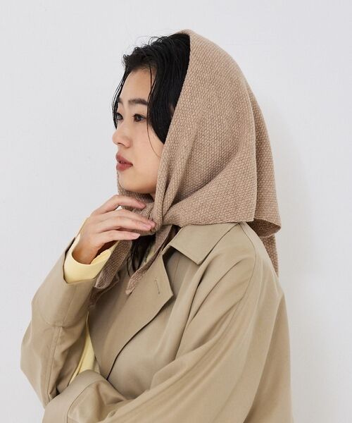 Rouge vif la cle / ルージュ・ヴィフ ラクレ マフラー・ショール・スヌード・ストール | 【WILLIAM BRUNTON/ウィリアム ブラントン】ヘッドスカーフ | 詳細1