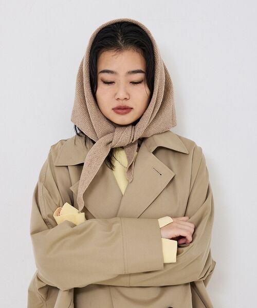 Rouge vif la cle / ルージュ・ヴィフ ラクレ マフラー・ショール・スヌード・ストール | 【WILLIAM BRUNTON/ウィリアム ブラントン】ヘッドスカーフ | 詳細3