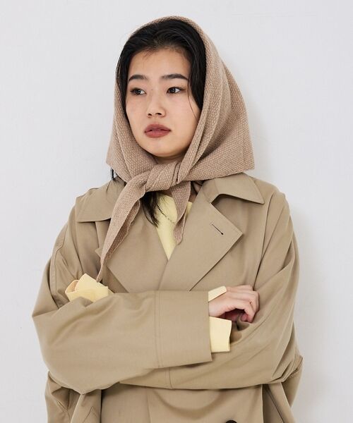 Rouge vif la cle / ルージュ・ヴィフ ラクレ マフラー・ショール・スヌード・ストール | 【WILLIAM BRUNTON/ウィリアム ブラントン】ヘッドスカーフ | 詳細4