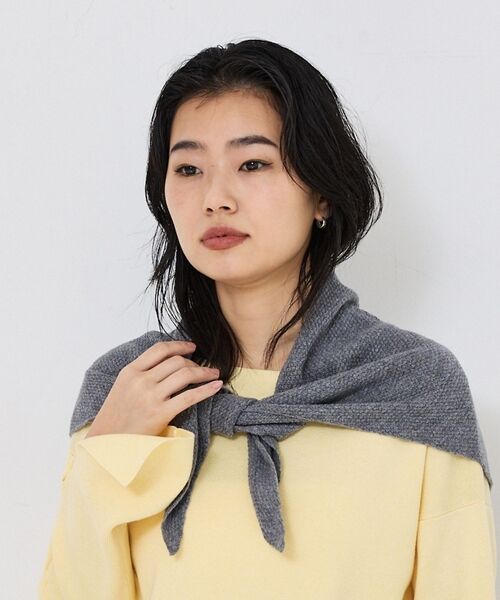 Rouge vif la cle / ルージュ・ヴィフ ラクレ マフラー・ショール・スヌード・ストール | 【WILLIAM BRUNTON/ウィリアム ブラントン】ヘッドスカーフ | 詳細9