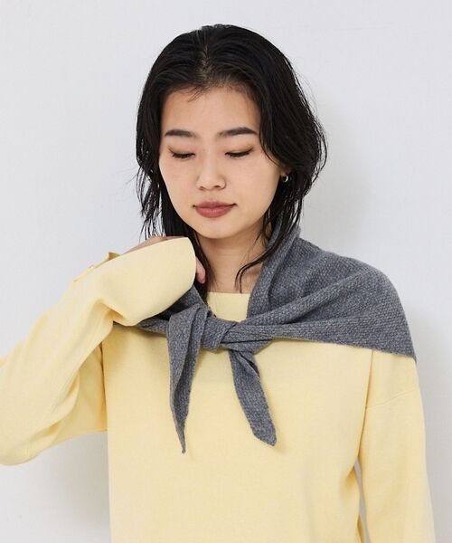 Rouge vif la cle / ルージュ・ヴィフ ラクレ マフラー・ショール・スヌード・ストール | 【WILLIAM BRUNTON/ウィリアム ブラントン】ヘッドスカーフ | 詳細10