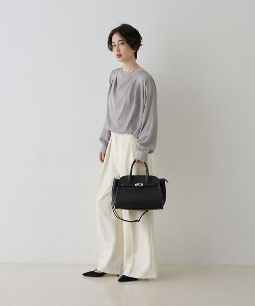 Rouge vif la cle / ルージュ・ヴィフ ラクレ ショルダーバッグ | 【AULENTTI/オウレンティ】カウレザーベルト付2WAYショルダーバッグ | 詳細3