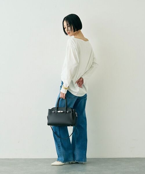 Rouge vif la cle / ルージュ・ヴィフ ラクレ ショルダーバッグ | 【AULENTTI/オウレンティ】カウレザーベルト付2WAYショルダーバッグ | 詳細4