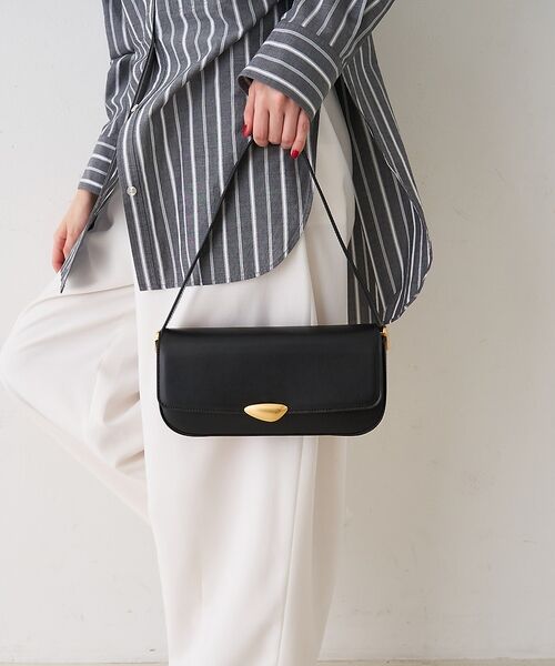 Rouge vif la cle / ルージュ・ヴィフ ラクレ ショルダーバッグ | 【MAESTOSO/マエストソ】NOA BAGUETTE レザーショルダーバッグ | 詳細1