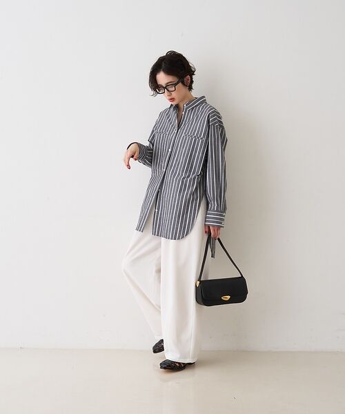 Rouge vif la cle / ルージュ・ヴィフ ラクレ ショルダーバッグ | 【MAESTOSO/マエストソ】NOA BAGUETTE レザーショルダーバッグ | 詳細10