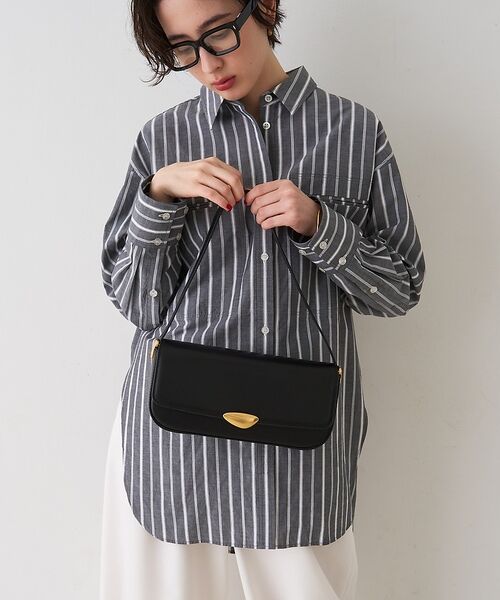 Rouge vif la cle / ルージュ・ヴィフ ラクレ ショルダーバッグ | 【MAESTOSO/マエストソ】NOA BAGUETTE レザーショルダーバッグ | 詳細3