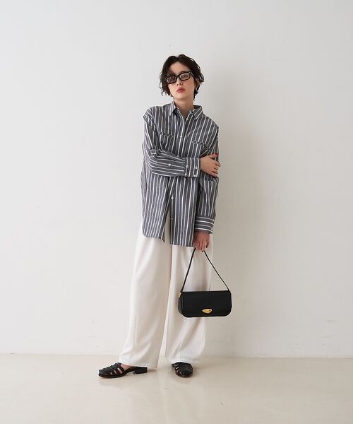 Rouge vif la cle / ルージュ・ヴィフ ラクレ ショルダーバッグ | 【MAESTOSO/マエストソ】NOA BAGUETTE レザーショルダーバッグ | 詳細7