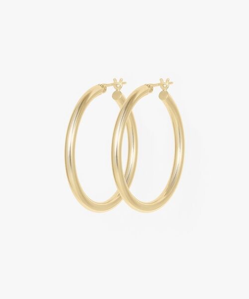 Rouge vif la cle / ルージュ・ヴィフ ラクレ ピアス・イヤリング | 【MARIHA/マリハ】innocent lightフープピアス　M（ゴールド）