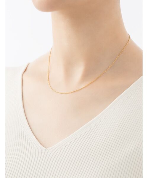 Rouge vif la cle / ルージュ・ヴィフ ラクレ ネックレス・ペンダント・チョーカー | 【MARIHA/マリハ】水ネックレス S ネックレス 40cm（ゴールド）