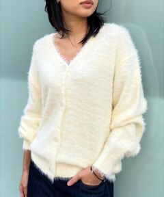 Rouge vif la cle / ルージュ・ヴィフ ラクレ カーディガン・ボレロ | 【一部店舗限定】ラメシャギーニットカーディガン