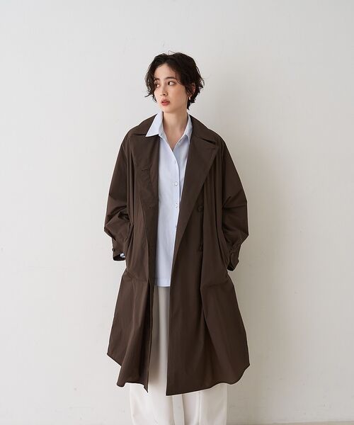 Rouge vif la cle / ルージュ・ヴィフ ラクレ ステンカラーコート | NEWクリスピー撥水ライトロングコート【予約】 | 詳細1